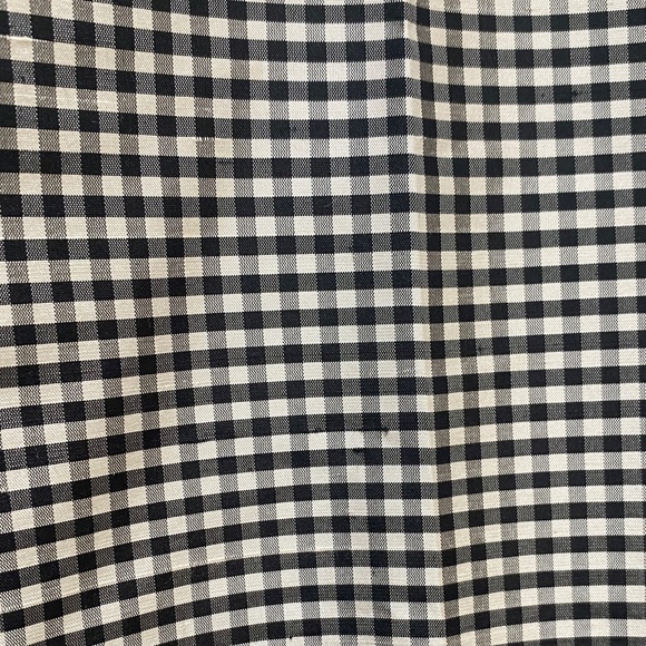 Kate Hill Gingham Pants, 100% Silk, Size 12 - Picture 3 of 8